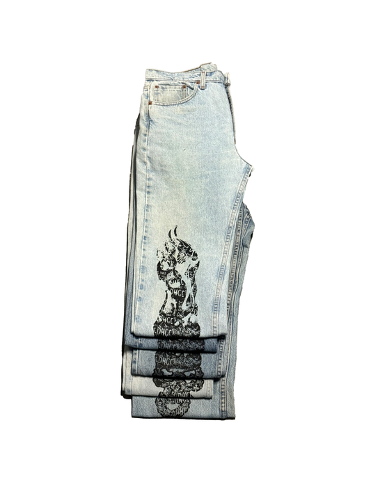 VINTAGE LEVI FLAME JEANS