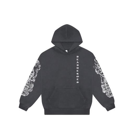 FLAME SKULL HOODIE